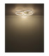 Mary 3 Ring Integrated LED Semi Flush Ceiling Light Silver Colored Matt 3x LED Dimmable 2700-6500K Remote Control Timer-6