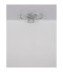 Mary 3 Ring Integrated LED Semi Flush Ceiling Light Silver Colored Matt 3x LED Dimmable 2700-6500K Remote Control Timer-8