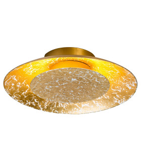 Dalia Integrated LED Semi Flush Ceiling Light Gold Colors LED 3000K-1