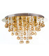 London 46cm Ceiling Light Gold Colors Acrylic Crystal Gold 5x E14-1