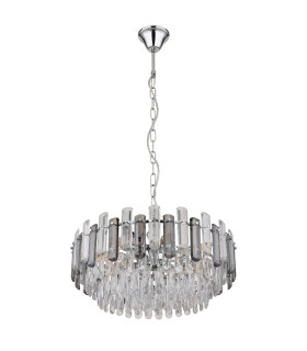 Orgina Pendant Ceiling Light Chrome 12x E14-2