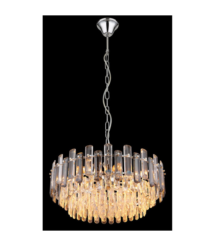 Orgina Pendant Ceiling Light Chrome 12x E14-4