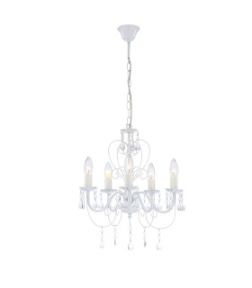 Pinja Chandelier White 5x E14-1