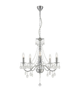 William Pendant Ceiling Light Chrome 5x E14-1