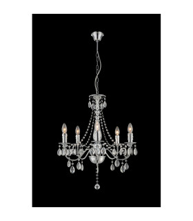 William Pendant Ceiling Light Chrome 5x E14-2