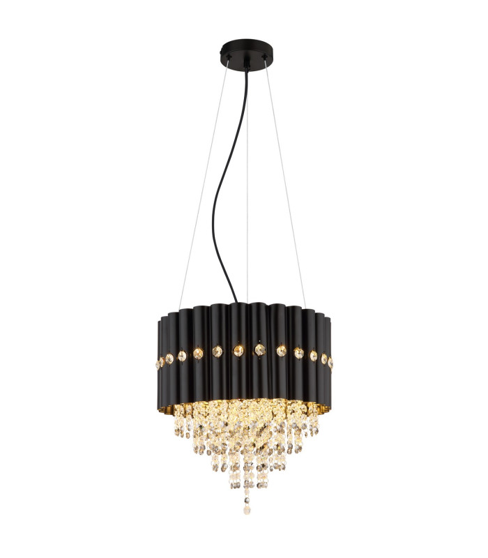 Eleos Pendant Ceiling Light Matt Black 3x E27-1