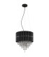 Eleos Pendant Ceiling Light Matt Black 3x E27-2