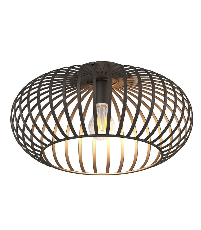 Max Semi Flush Ceiling Light Rust Colored 1x E27-1