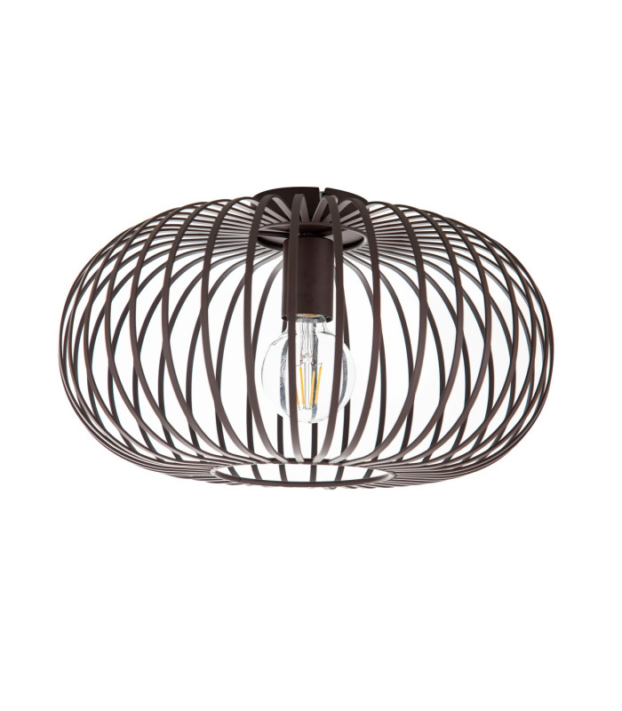Max Semi Flush Ceiling Light Rust Colored 1x E27-2
