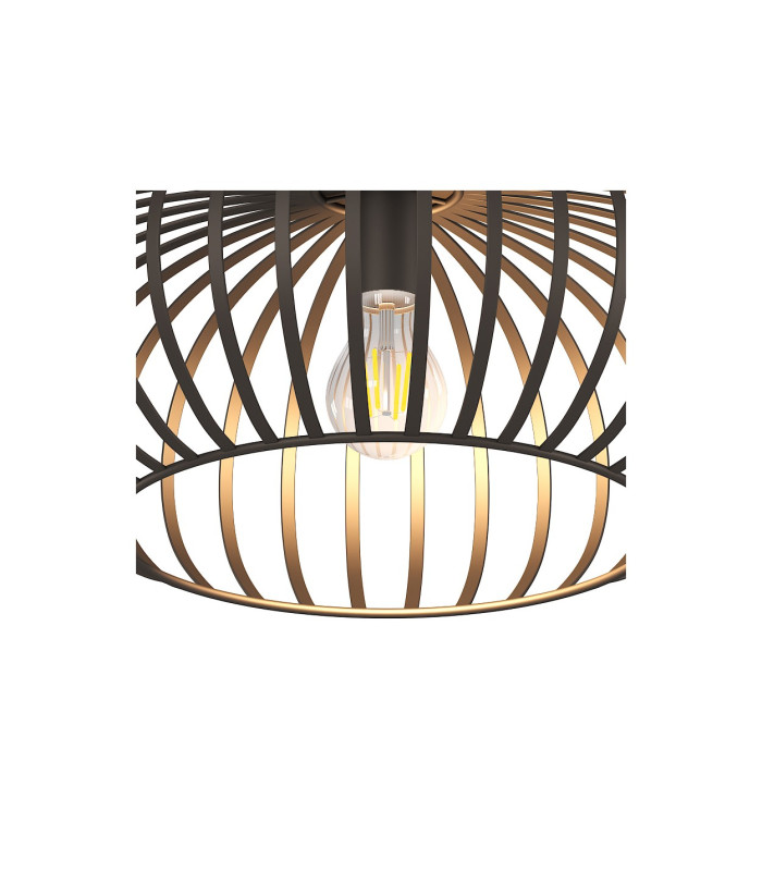 Max Semi Flush Ceiling Light Rust Colored 1x E27-3