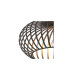 Max Semi Flush Ceiling Light Rust Colored 1x E27-4