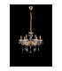 Melissa Pendant Ceiling Light Gold Colors Clear Glass Shade 6x E14-2