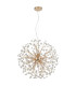 Katrina Spherical Pendant Ceiling Light Gold Colors K9 Crystals 9x G9 3000K-2