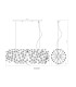 Katrina Pendant Ceiling Light Gold Colors K9 Crystals 12x G9 3000K-7