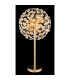 Katrina Glass Table Lamp Gold Colors K9 Crystals 8x G9 3000K-3