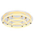 Epi Integrated LED Semi Flush Ceiling Light Chrome 3x LED 3000K-1
