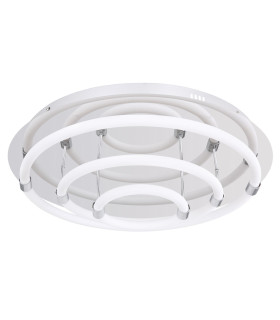 Epi Integrated LED Semi Flush Ceiling Light Chrome 3x LED 3000K-2