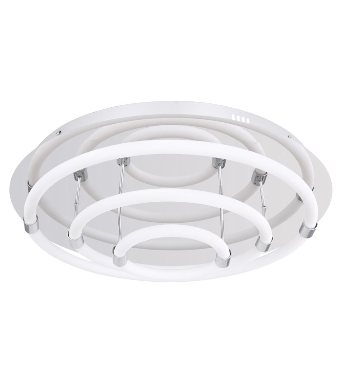 Epi Integrated LED Semi Flush Ceiling Light Chrome 3x LED 3000K-2