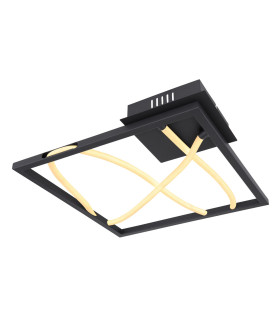 Kaia Integrated LED Semi Flush Ceiling Light Metal 4x LED 3000K-1
