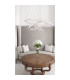 Marilyn I Pendant Ceiling Light Chrome K5 Crystals 3x LED Dimmable 3000-6000K Remote Control-8