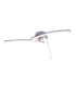Tansy Integrated LED Semi Flush Ceiling Light Nickel Matt 3x LED 3000-4000K-1