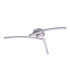 Tansy Integrated LED Semi Flush Ceiling Light Nickel Matt 3x LED 3000-4000K-2