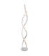 Pilla LED Integrated Floor Lamp Chrome 2x LED Dimmable 3000K Remote Control-1