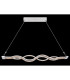 Pilla Pendant Ceiling Light Chrome Clear Glass Shade LED Dimmable 3000-6000K-7