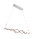 Pilla Pendant Ceiling Light Chrome Clear Glass Shade LED Dimmable 3000-6000K-8