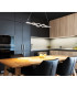 Pilla Pendant Ceiling Light Chrome Clear Glass Shade LED Dimmable 3000-6000K-14