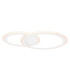 Fenna Integrated LED Semi Flush Ceiling Light White 2x LED Dimmable 3000-6000K Remote Control-3