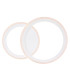 Fenna Integrated LED Semi Flush Ceiling Light White 2x LED Dimmable 3000-6000K Remote Control-4