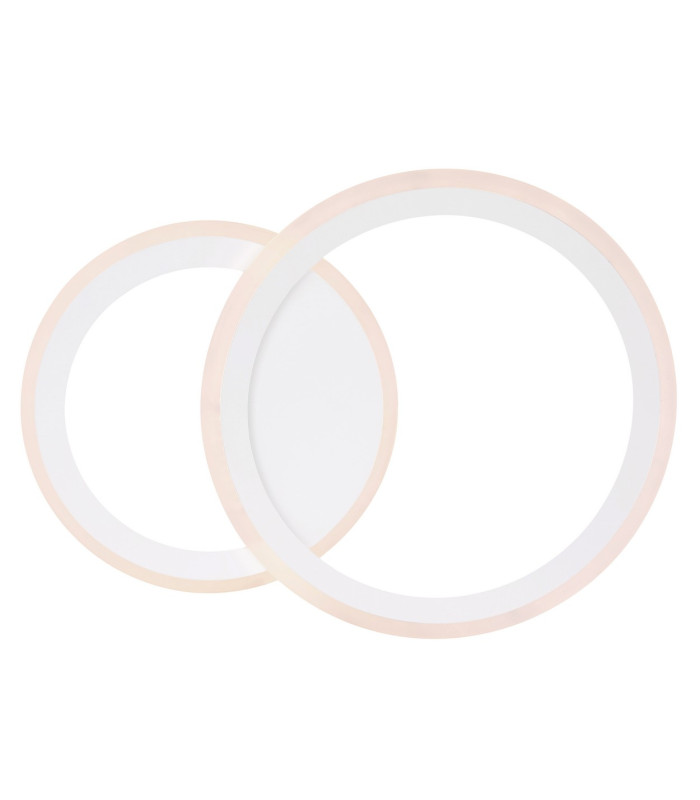 Fenna Integrated LED Semi Flush Ceiling Light White 2x LED Dimmable 3000-6000K Remote Control-4