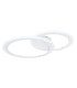 Fenna Integrated LED Semi Flush Ceiling Light White 2x LED Dimmable 3000-6000K Remote Control-9