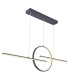 Barral Pendant Ceiling Light Graphite 3x LED Dimmable 3000-6000K Remote Control-1