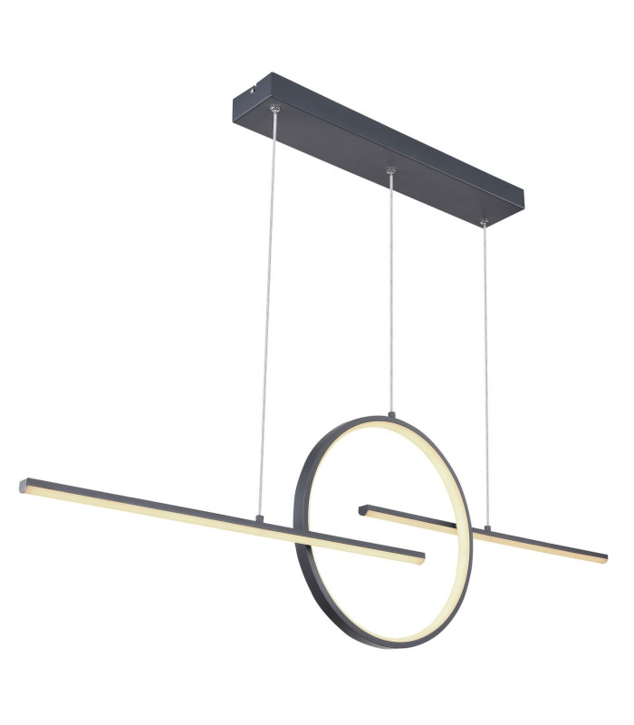 Barral Pendant Ceiling Light Graphite 3x LED Dimmable 3000-6000K Remote Control-1
