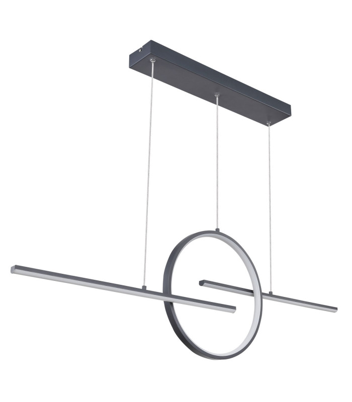 Barral Pendant Ceiling Light Graphite 3x LED Dimmable 3000-6000K Remote Control-2