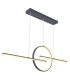 Barral Pendant Ceiling Light Graphite 3x LED Dimmable 3000-6000K Remote Control-5