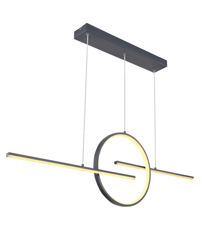 Barral Pendant Ceiling Light Graphite 3x LED Dimmable 3000-6000K Remote Control-5