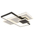 Dabby Integrated LED Semi Flush Ceiling Light White Matt LED Dimmable 2700-6500K Remote Control-1