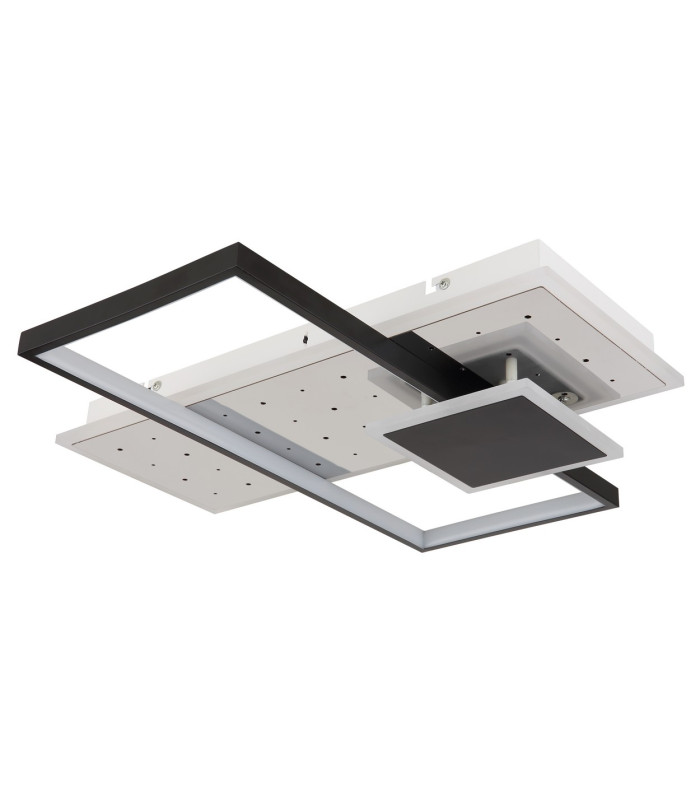 Dabby Integrated LED Semi Flush Ceiling Light White Matt LED Dimmable 2700-6500K Remote Control-2