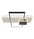 Dabby Integrated LED Semi Flush Ceiling Light White Matt LED Dimmable 2700-6500K Remote Control-3