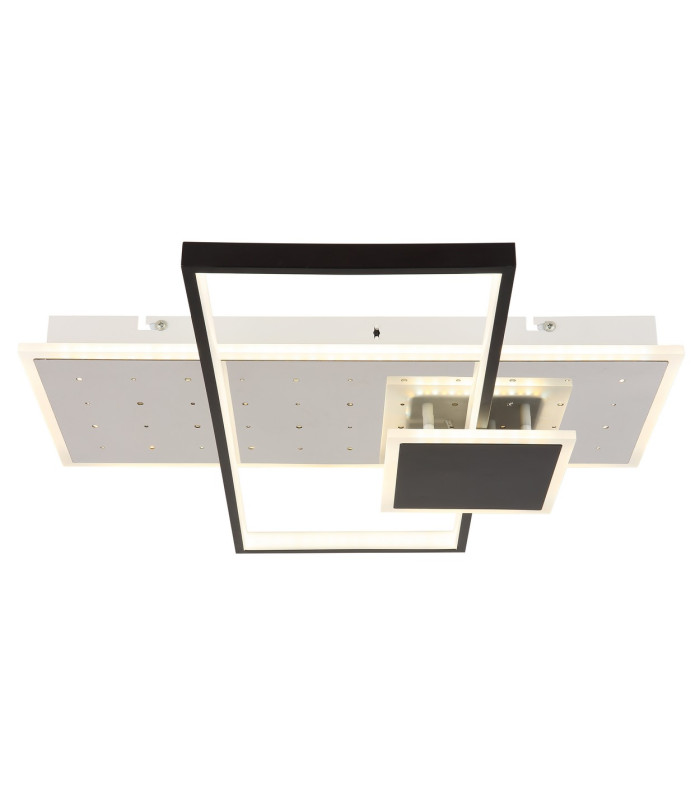 Dabby Integrated LED Semi Flush Ceiling Light White Matt LED Dimmable 2700-6500K Remote Control-3