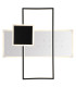 Dabby Integrated LED Semi Flush Ceiling Light White Matt LED Dimmable 2700-6500K Remote Control-4