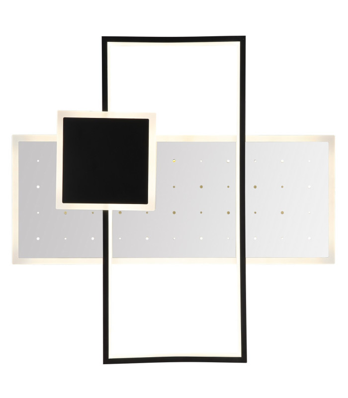 Dabby Integrated LED Semi Flush Ceiling Light White Matt LED Dimmable 2700-6500K Remote Control-4