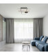 Dabby Integrated LED Semi Flush Ceiling Light White Matt LED Dimmable 2700-6500K Remote Control-11