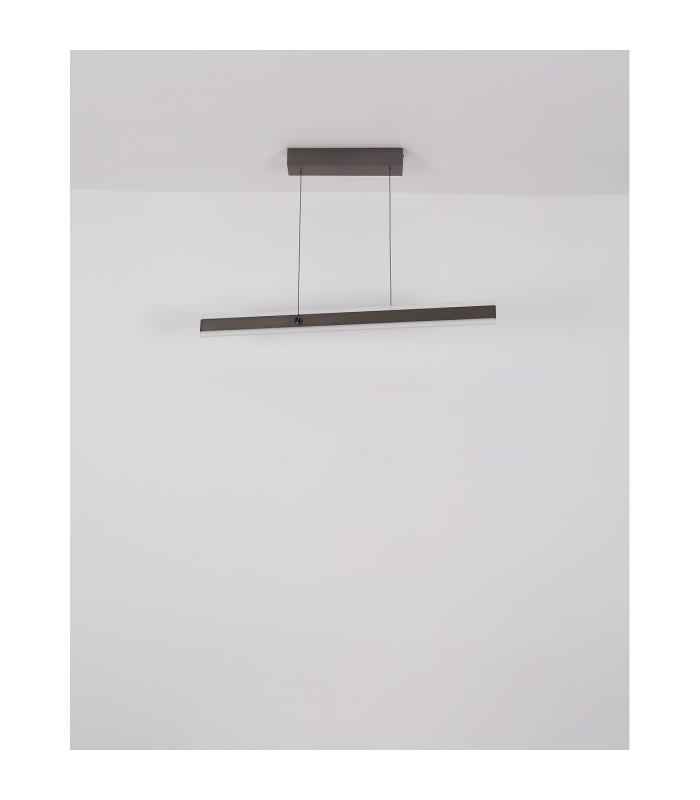Gebaldo Pendant Ceiling Light Titanium Color Brushed LED Dimmable 2700-6000K Remote Control-9