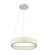 Mucky 50cm Pendant Ceiling Light Chrome K5 Crystals LED Dimmable 2700-6000K Remote Control-1