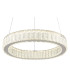 Mucky 50cm Pendant Ceiling Light Chrome K5 Crystals LED Dimmable 2700-6000K Remote Control-3