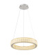 Mucky 50cm Pendant Ceiling Light Chrome K5 Crystals LED Dimmable 2700-6000K Remote Control-5